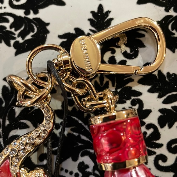 BRAHMIN Heartbreaker Croc Charm Tassel NWT - Picture 4 of 7